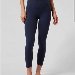 athleta crop leggings - feel like align lulu material